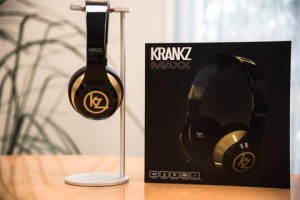 Krankz Audio MAXX headphones on table